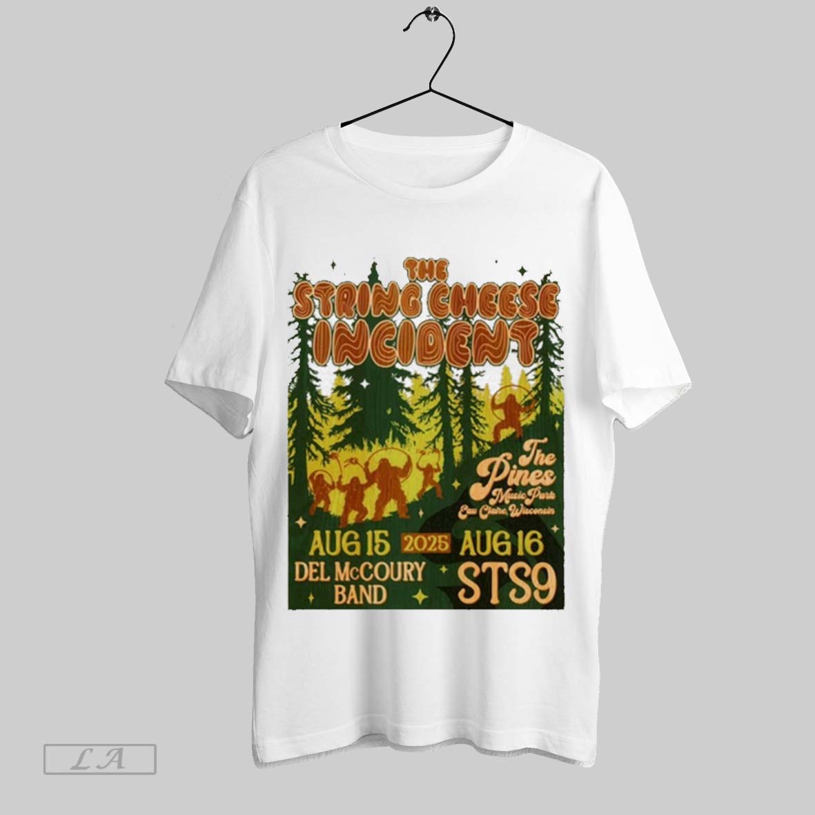 The String Cheese Incident The Pines Music Park Eau Claire Wi Aug 15 16 2025 T Shirt