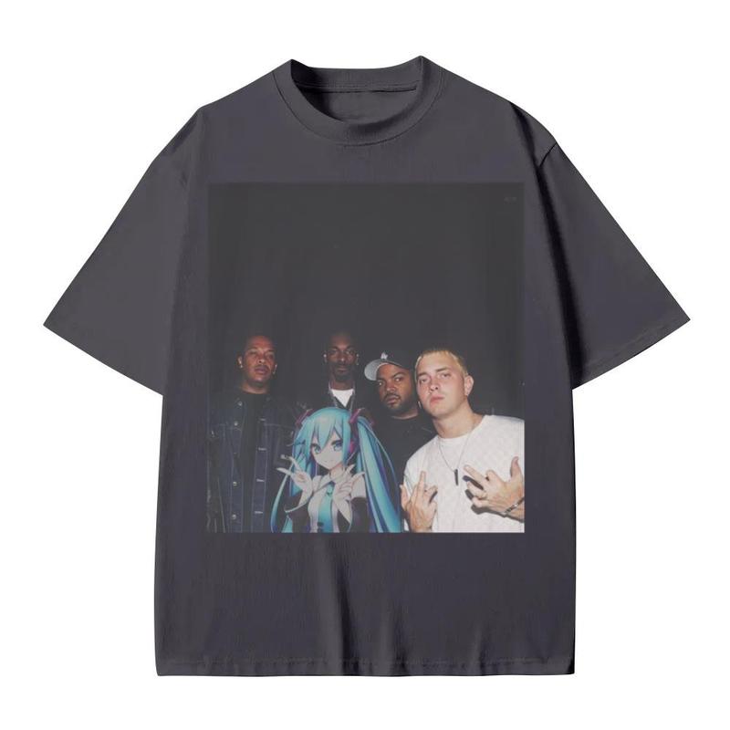 Hatsune Miku Anime T-Shirt, unisex wwomen shirt Cotton Fit