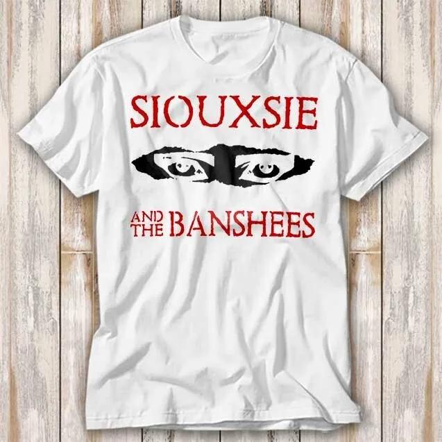 Retro Siouxsie and the Banshees Music Band Cult Movie T Shirt Cotton T-shirt Gift For Men