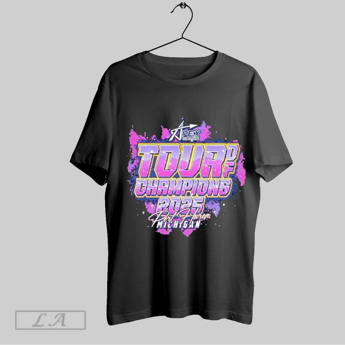 Top Apex Tour Of Champions 2025 T Shirt Sweatshirt Hoodie Shirt