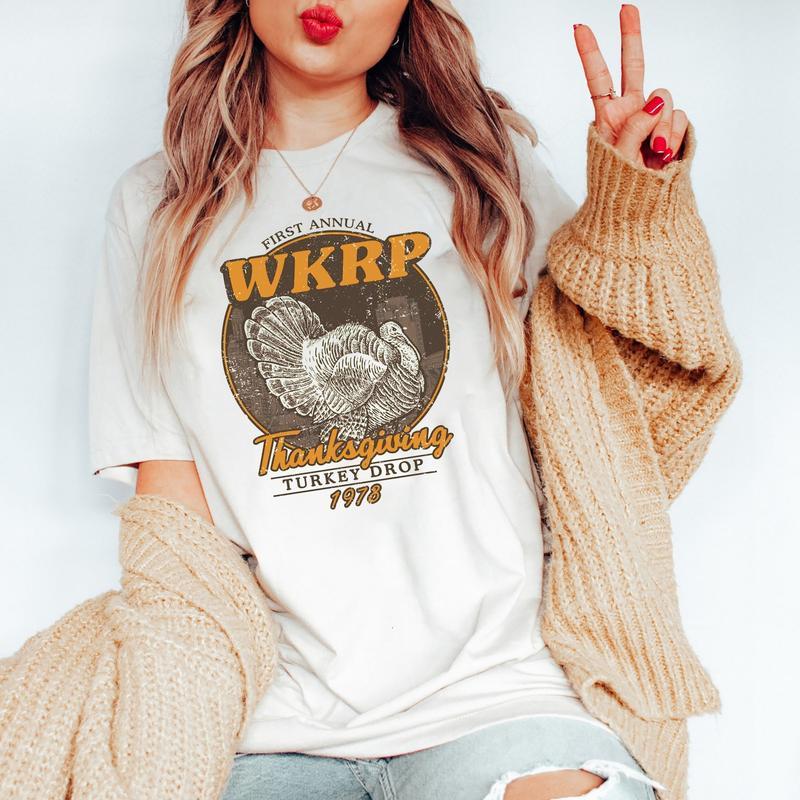 MS19 First Annual Thanksgiving Day Turkey Shirt, In Cincinnati Movie Sweater, Happy Thanksgiving Shirt Casual Top Womenswear