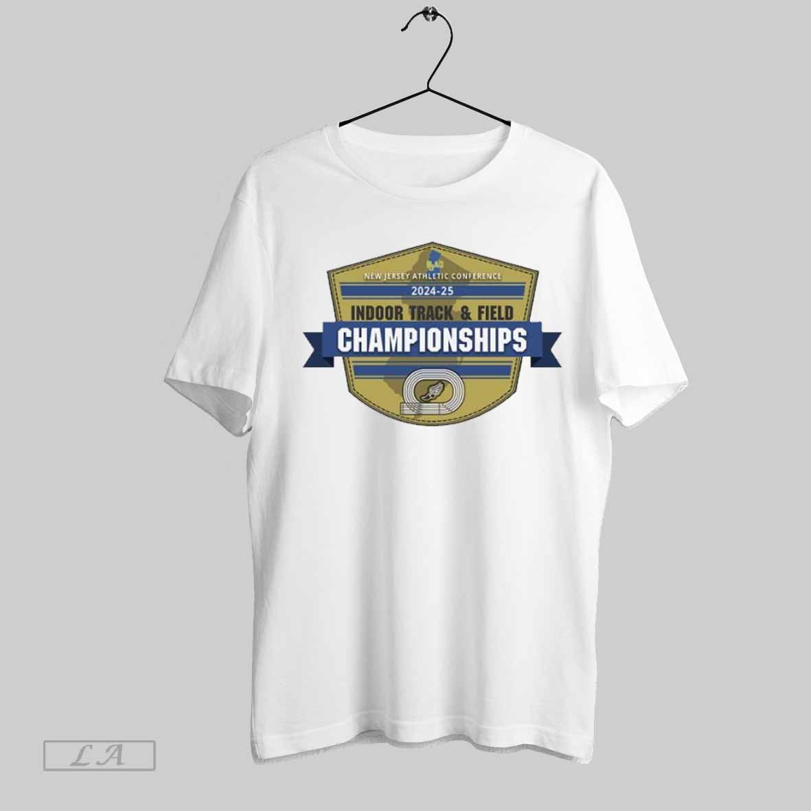 Top 2024 25 Njac Indoor Track And Field Championships Logo T Shirt Sweatshirt Hoodie Shirt