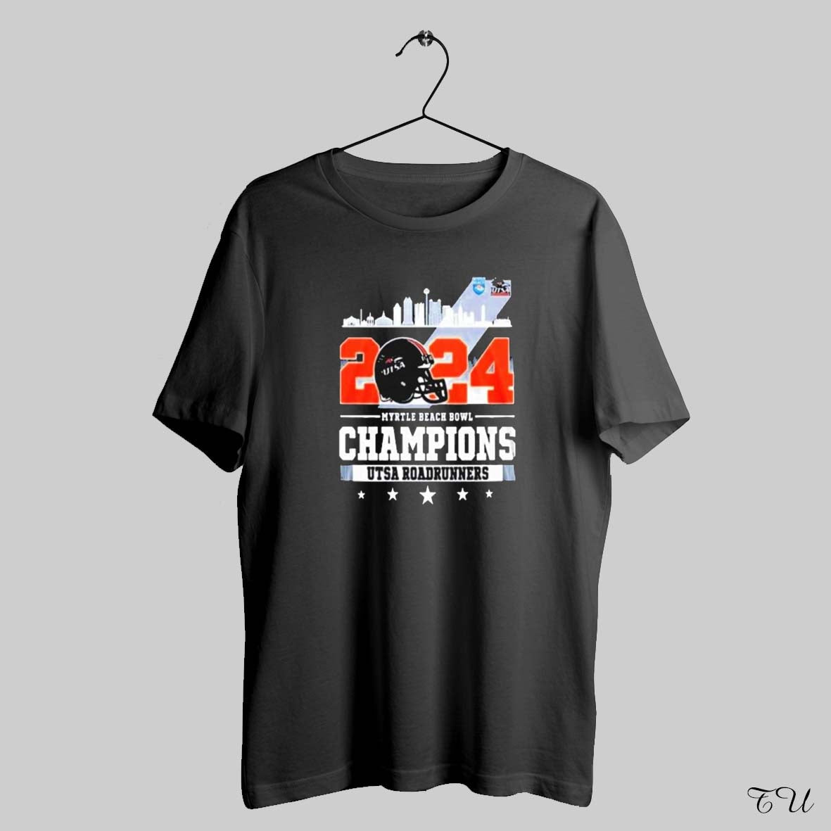 Utsa Roadrunners Celebrations 2024 Champions Of Myrtle Beach Bowl Mascot Ncaa Bowl Games 2024 2025 T Shirts
