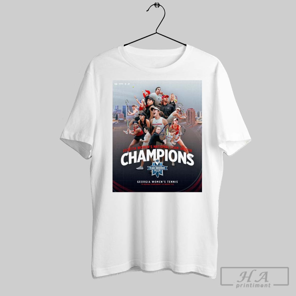 Uga Womens Tennis 7th National Championship 2025 Ita Womens National Team Indoor Champions Poster T Shirt