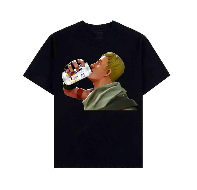 F0rtnite Beer Shirt, Fort.nite Shirt Graphic Tee Vintage Oversized Cotton Short Sleeve Streetwear Casual Trend shirt Gift For Fans, Gift For Men, Gift