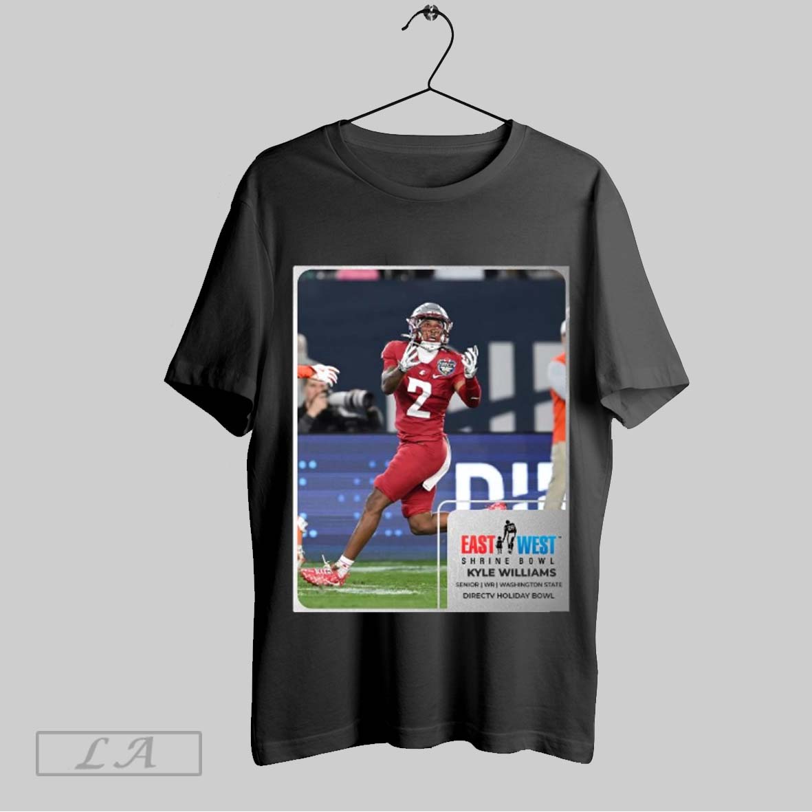 Official Poster Kyle Williams Washington State Cougars East West Shrine Bowl Senior Wr Directv Holiday Bowl T Shirt
