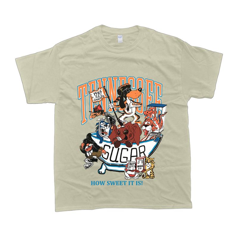 Vintage Style Tennessee Vols SEC Champions 1985 T-Shirt graphic Unisex Top Classic