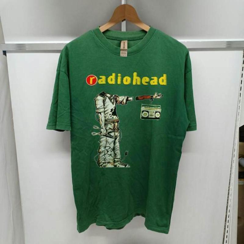 RARE!! Vintage Radiohead World Tour Green t shirt Unisex S-5XL 80S , Vintage Radiohead 80S rock tour shirt, music vintage tour, tour band shirt
