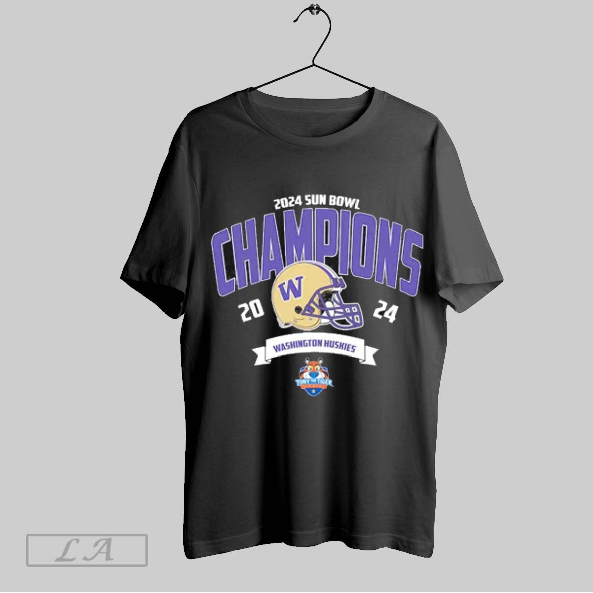 Washington Huskies Football Champions 2024 Tony The Tiger Sun Bowl Ncaa College Football Shirt