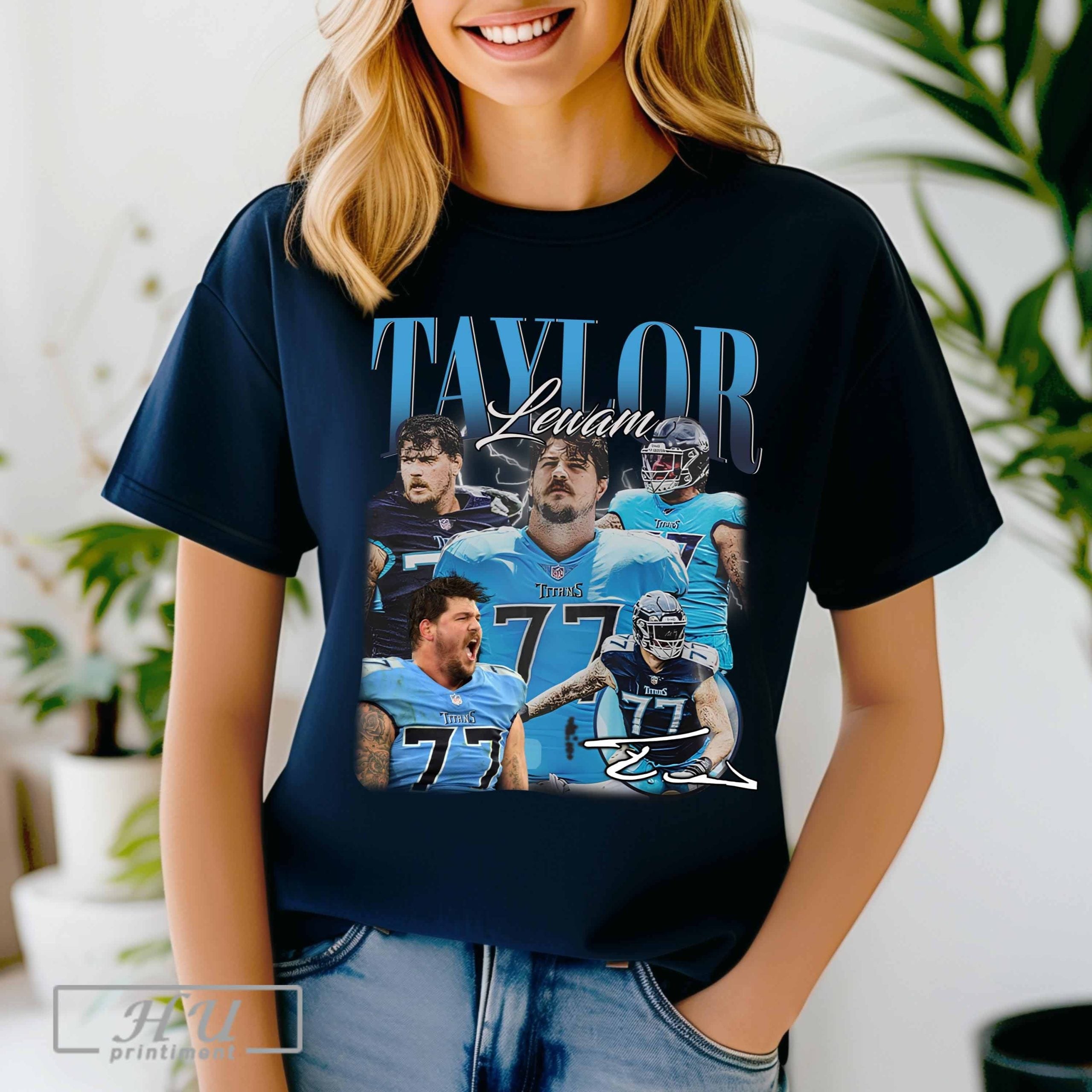 Vintage 90s Graphic Style Taylor Lewan T-Shirt, Taylor Lewan Shirt, Tennessee Football Shirt
