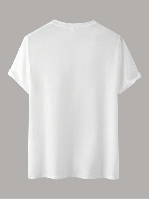 Women's LOVE Graphic PrintÂ Round Neck Tee,Â Summer Clothes Women, Casual Half Sleeve T-shirt, Women's Summer Tops for Daily Outdoor Wear