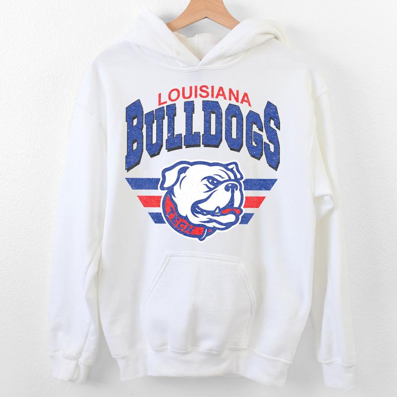 27. Louisiana Tech Bulldogs Vintage NCAA Sweatshirt, University Sports Gift, Classic Fan Gear for Football Enthusiasts