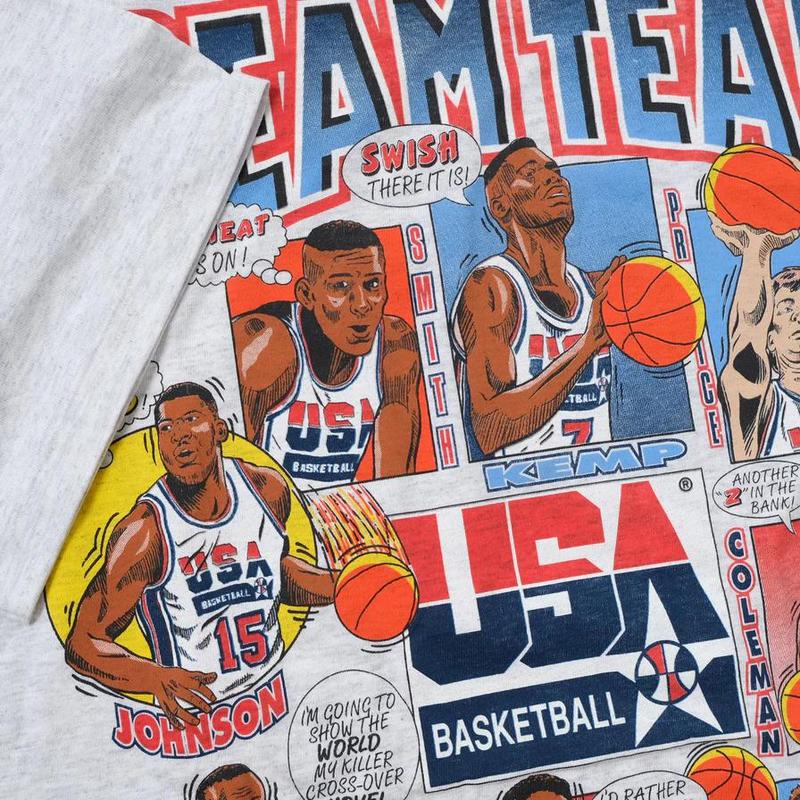 Vintage Dream Team 1992 T Shirt, 90s Dream Team Usa Basketball Shirt, Basketball Fan Gift, Vintage Style T Shirt, Game Day Graphic Tee Shirt, Unisex T