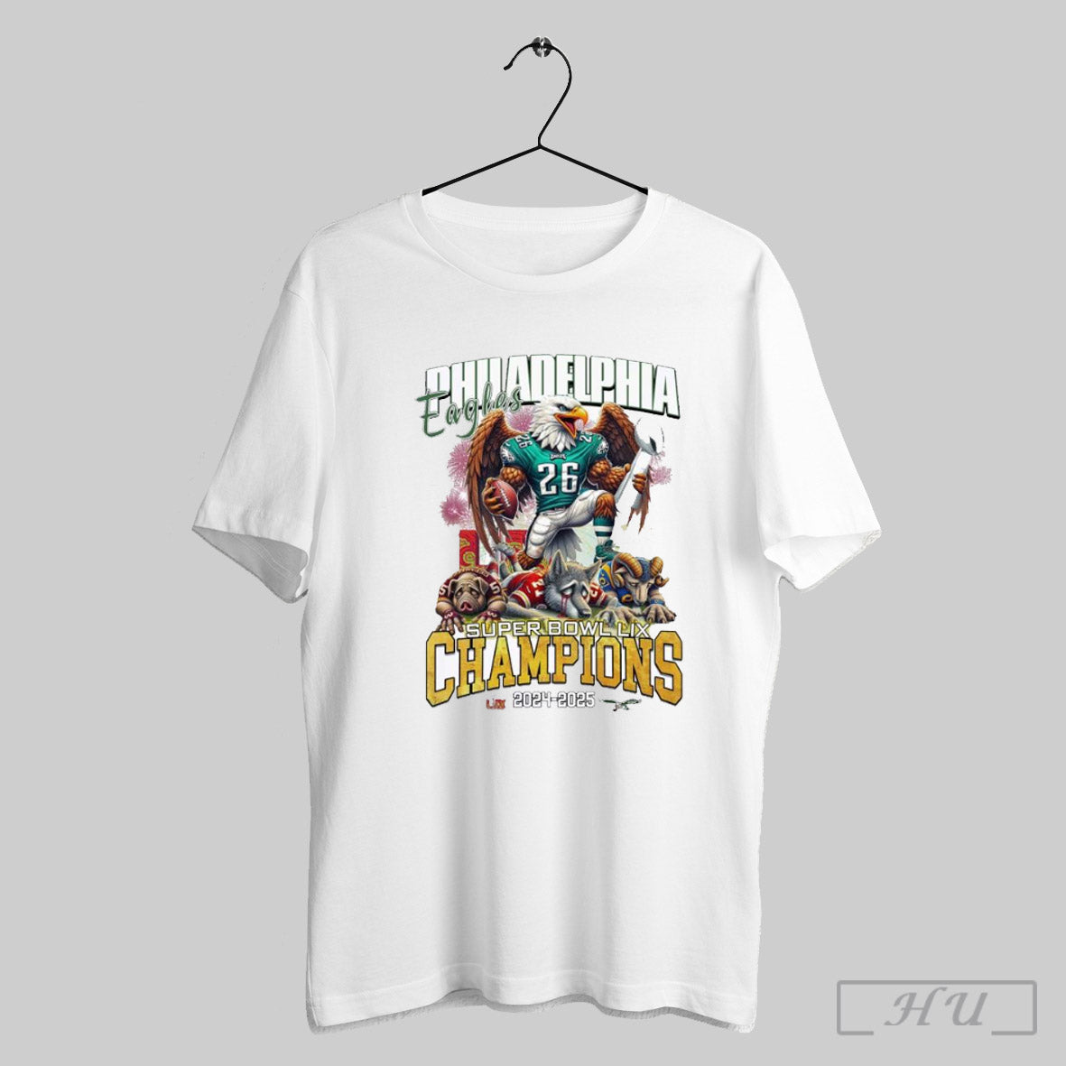 Trendy Philadelphia Eagles Trample Kansas City Chiefs Los Angeles Rams And Washington Commanders Super Bowl Lix Champions 2024 2025 Shirt