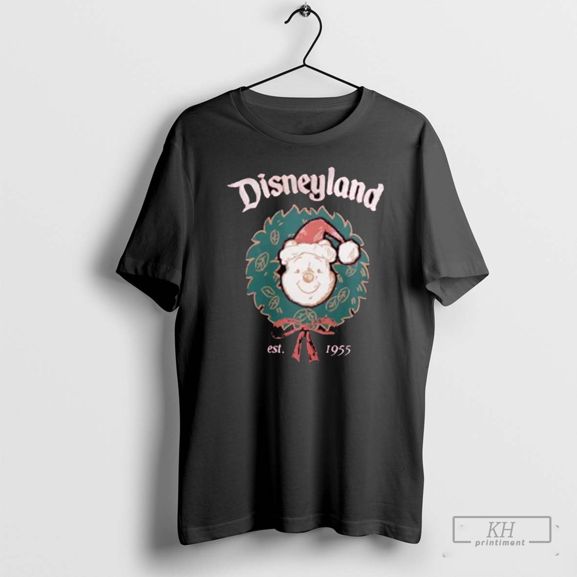 Official Winnie The Pooh Holiday Disneyland Est 1955 T-shirt
