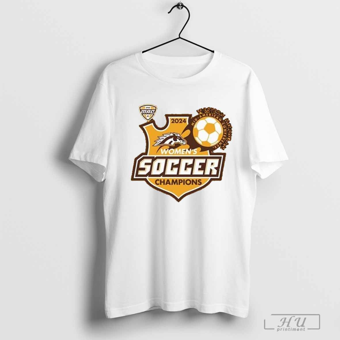 Western Michigan Broncos 2024 MAC Women’s Soccer Champions Shirt