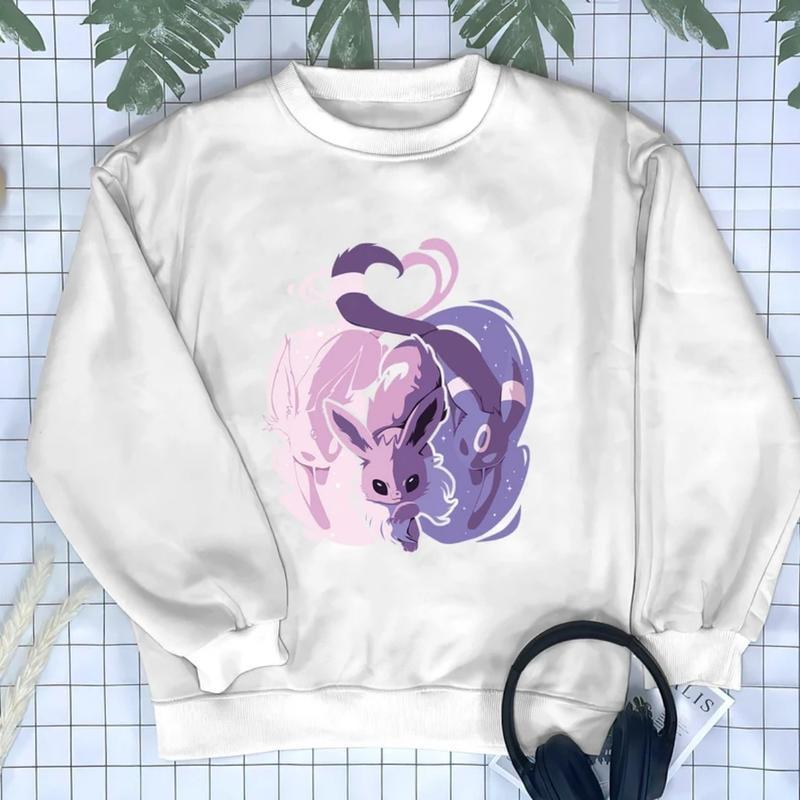 Eevee Sweatshirt, Eevee Espeon Umbreon Sweatshirt, Eveelution Shirt, Espeon Shirt, Lover Men Women Anime Shirt Gifts, Pokemon Shirt, Pokemon Merch, Ma