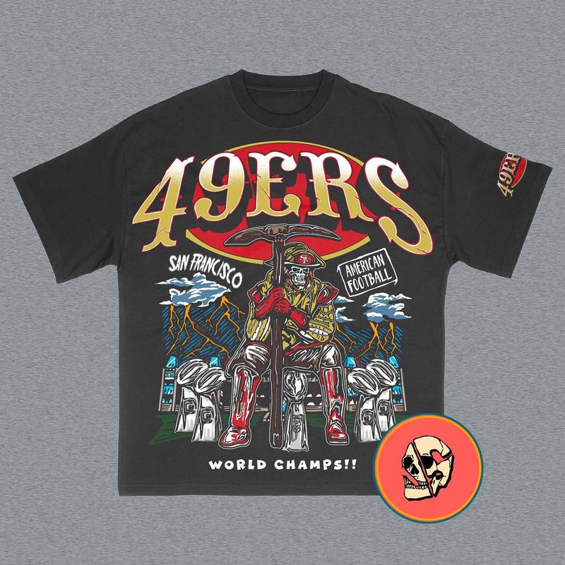 49ers Shirt, Vintage 90s Unisex Football Tees, Football T-Shirts, Sports Shirt, Game Day Tee, Football Fan Gifts