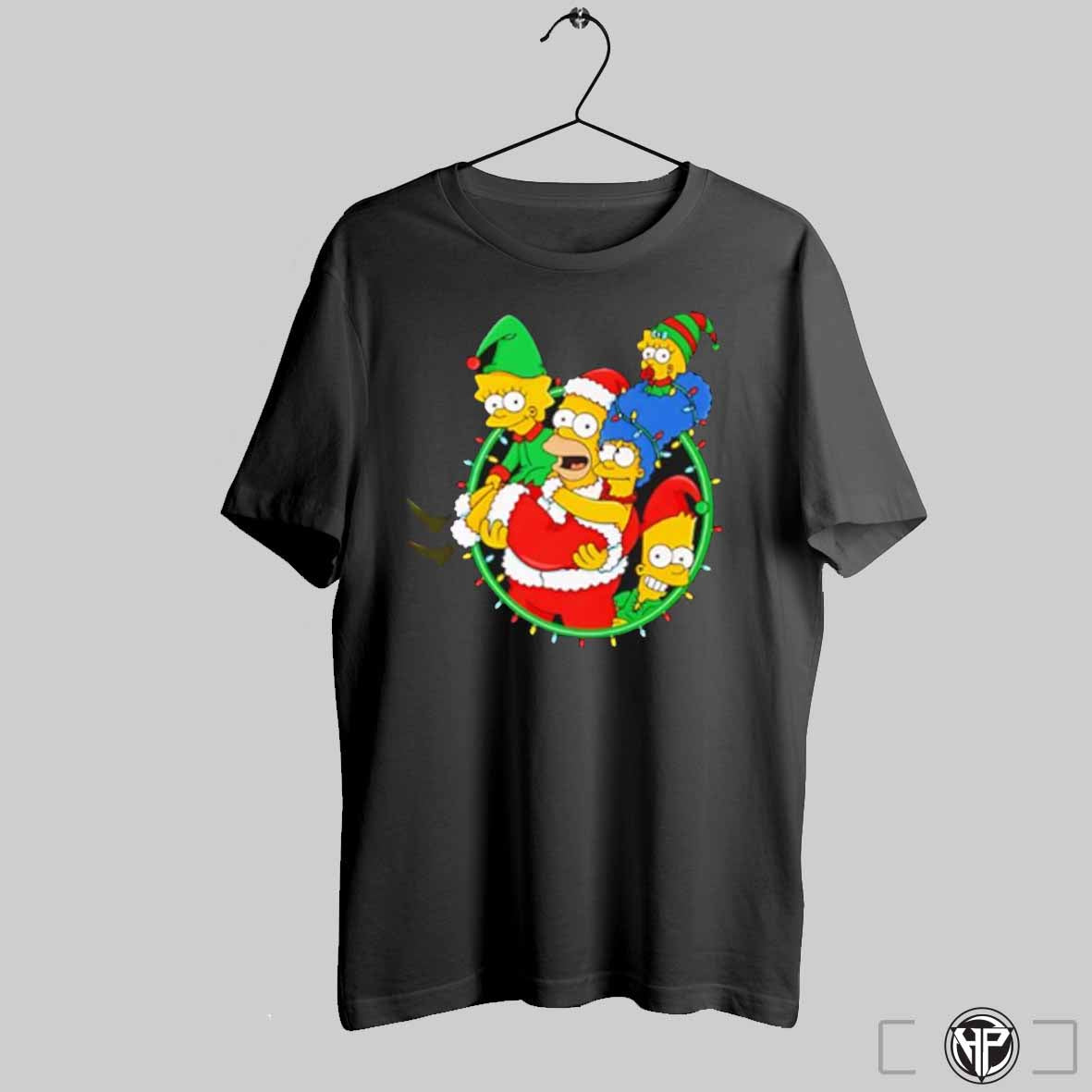 The Simpsons Family Happy Holidays Shirt Trendy Sweatshirt