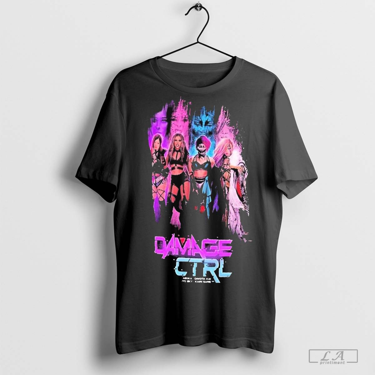 WWE Damage CTRL Asuka, Dakota Kai, Iyo SKy, Kairi Sane Graphic ’24 T-shirt
