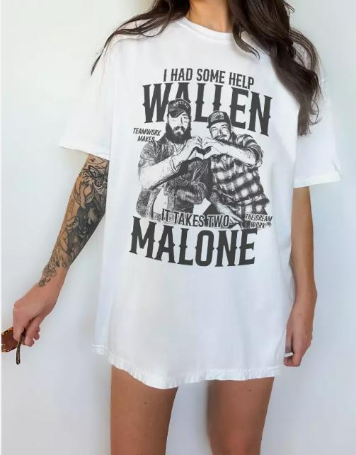 I Had Some Help shirt Gildan, Country Music shirt, Post Wallen I Had Some Help Shirt, Country Posty T-shirt, Post Wallen T-shirt, Morgan Malone Tee, L