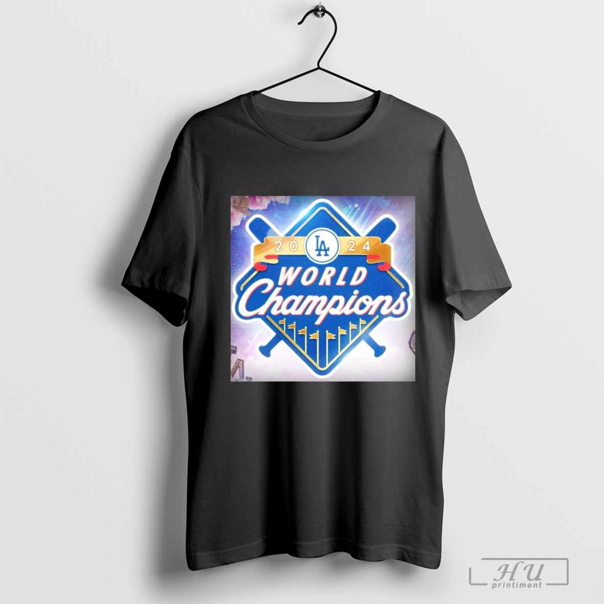 The Dodgers Are World Series Champions MLB Europe Congratulations Poster T-shirt