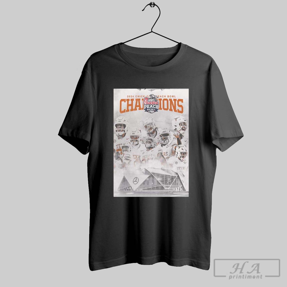 Texas Longhorns Football Ncaa College Football Season 2025 Champions 2025 Chick Fil A Peach Bowl Winners Shirt