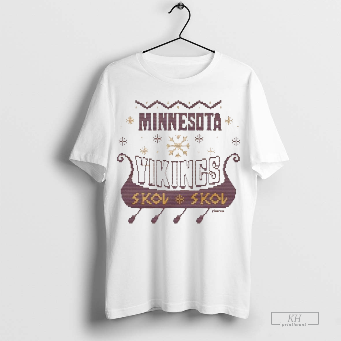 Official Minnesota Vikings 2024 Ugly Christmas Holiday Shirt
