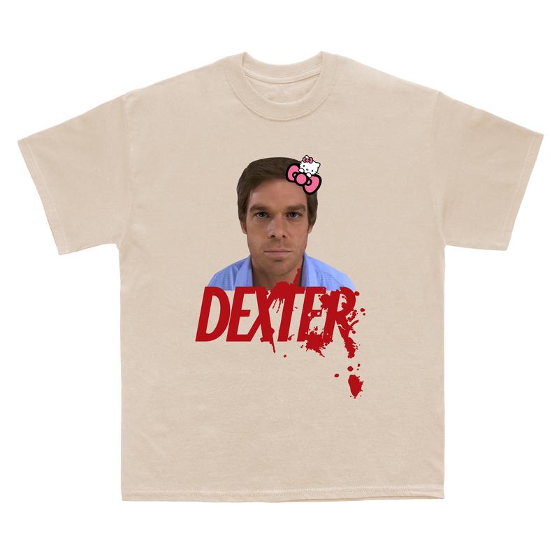 Dexter Morgan Shirt, Dexter Kitty Meme T-Shirt, Dexter Morgan Gift For Movies Lovers Casual Clothing Fabric Menswear Top Fleece