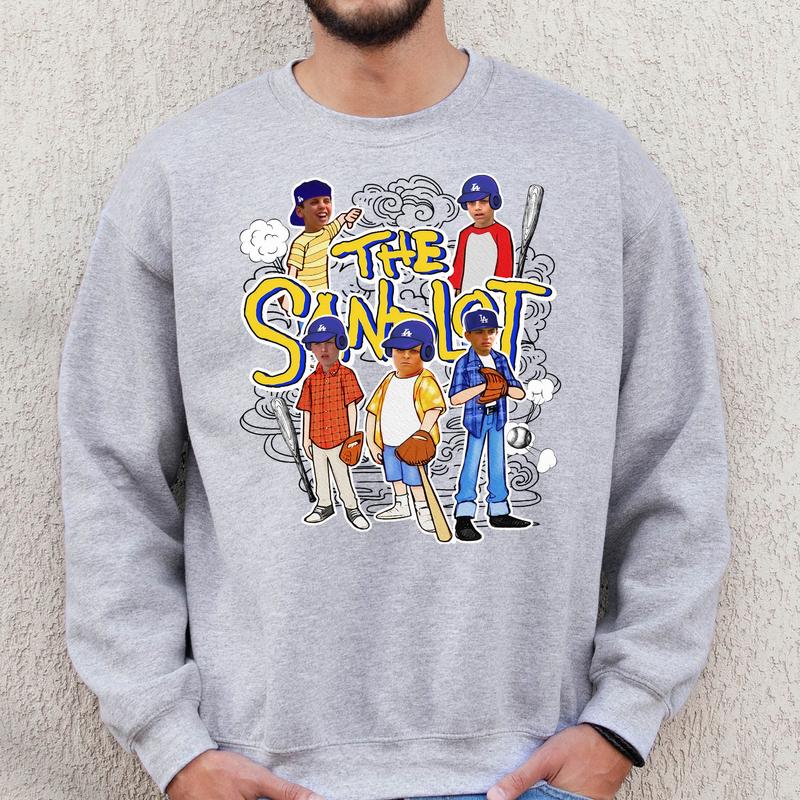 The Sandlot Men's Tshirt, Sandlot Baseball Classical Movie Crewneck Sweatshirt, 90â€™s Baseball Game Day Hoodie, Gift For Baseball Lovers, Menswear Tops
