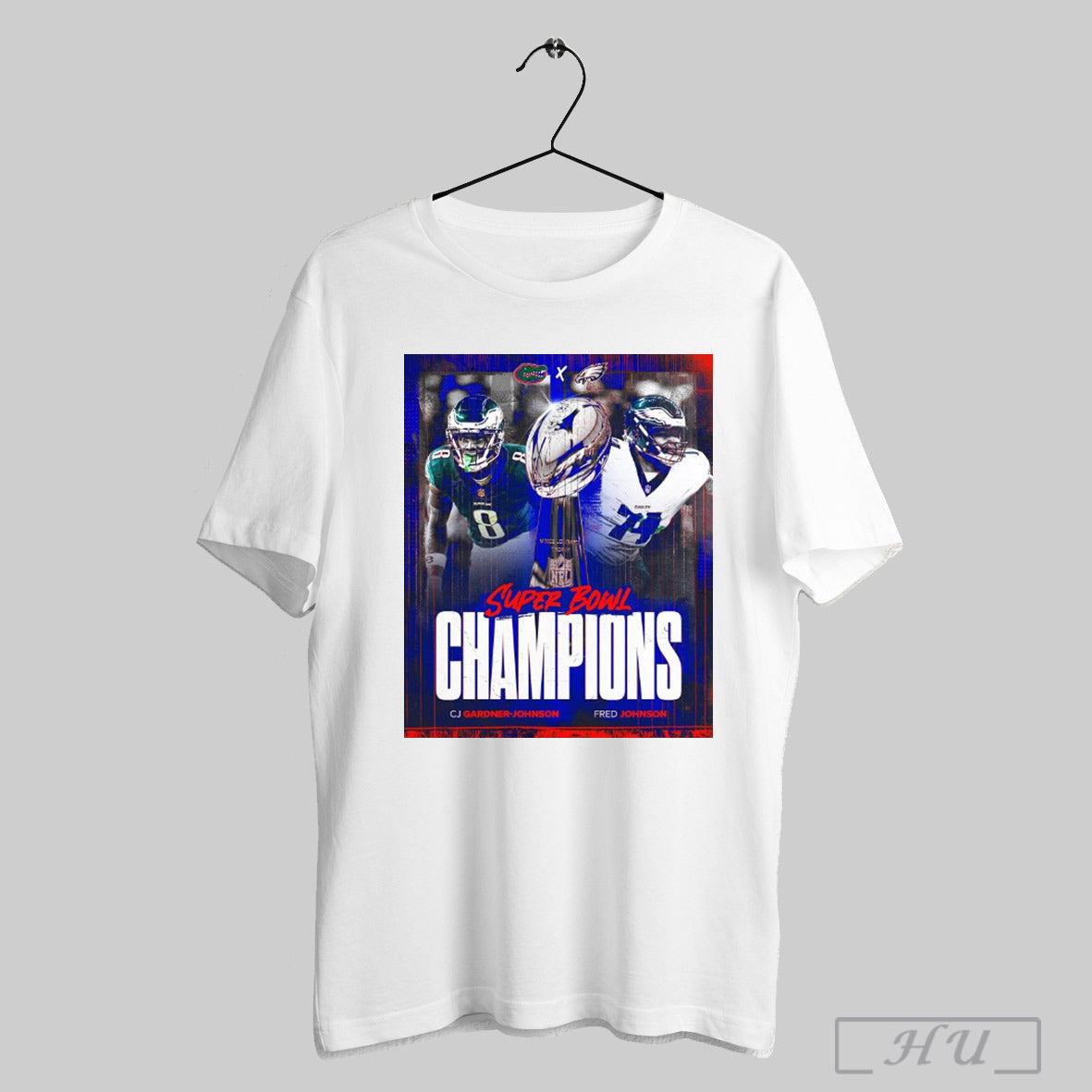 Trendy Florida Gators Football Congrats To Ceedy Duce And Frederick Johnson Winning Super Bowl Champions Poster T Shirt
