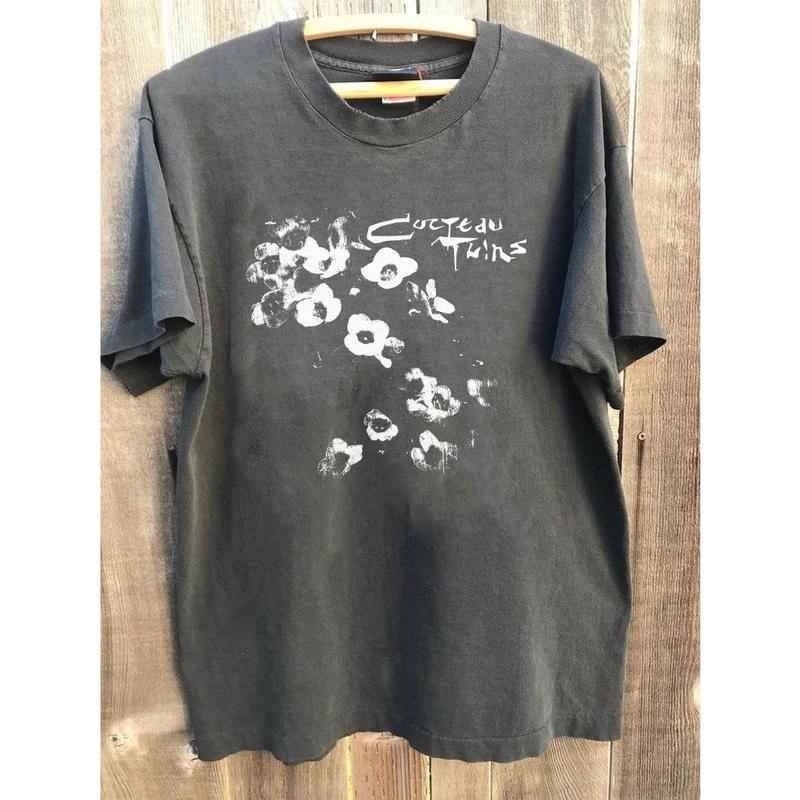 Vintage Cocteau Twins Aesthetic Flower Graphic Artwork shirt, vintage Cocteau Twins Indie band tee, Cocteau Twins Floral merch - Unisex T-Shirt, Hoodi