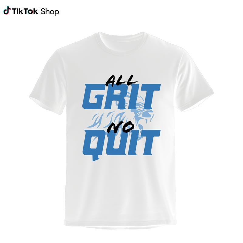 All Grit No Quit Shirt, Football T-shirt, Grit Shirt, Gifts For Football Fans