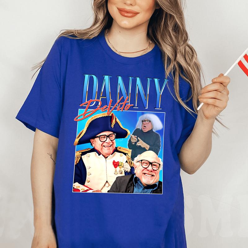 Danny Devito Homage T-Shirt Tee Top US Movie Director Film Icon Retro 80'S 90'S Vintage Funny Gift For Mens, Womens