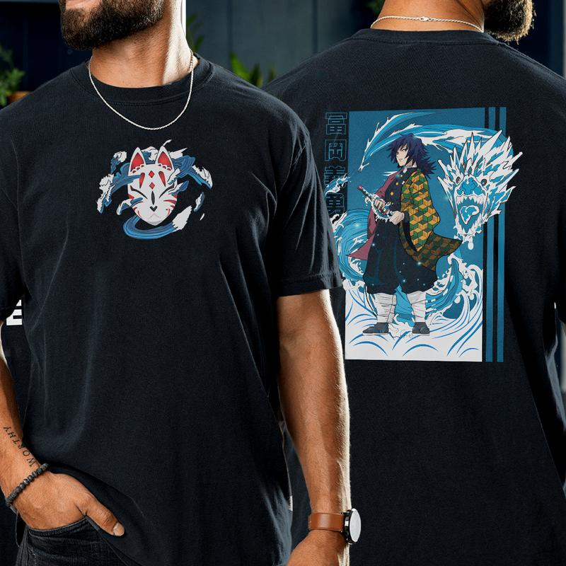 Giyu Tomioka team Shirt, Giyu Water Breathing Shirt,Demon Slayer t-shirt, Kimetsu no Yaiba Shirt, Anime sweatshirt hoodie, Anime lover t-shirt Menswea