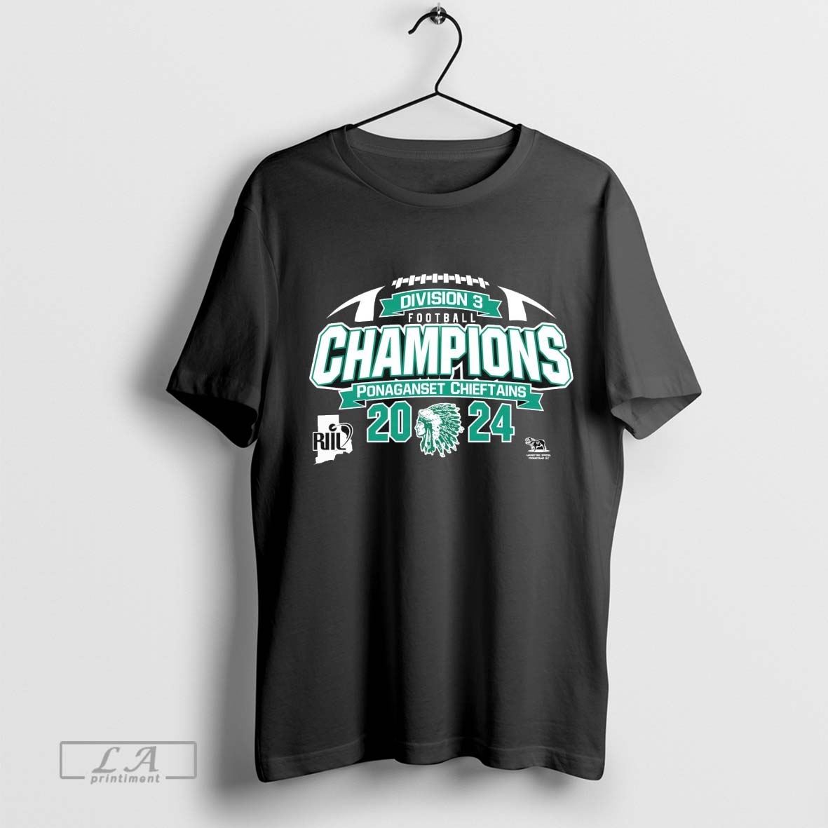 Ponaganset Chieftains 2024 RIIL Football Division 3 Champions Shirt