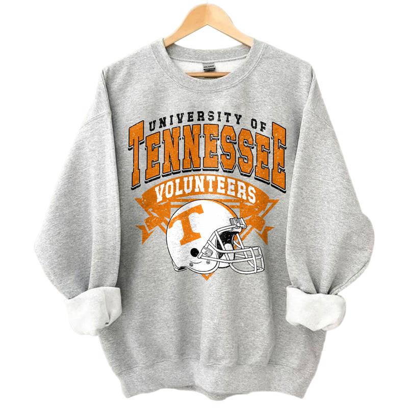 Vintage Tennessee Volunteers NCAA Football Shirt, Graphic Sport Team Shirt, Cotton Gift for Fans, Men, Women, Classic Unisex T-Shirt, Comfort