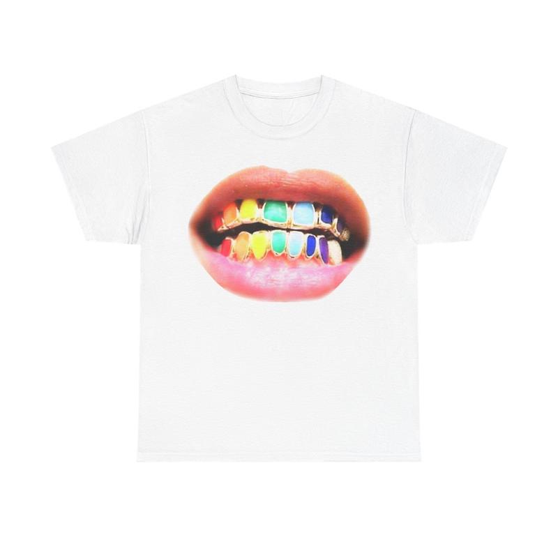 Vintage Rainbow Grill Lover Graphic T-Shirt