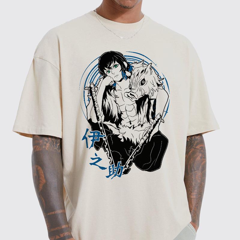 Inosuke Hashibira t-shirt, Beast Breathing Shirt, Demon Slayer main characters shirt, Kimetsu No Yaiba t-shirt, anime sweatshirt hoodie, Tanjiro shirt