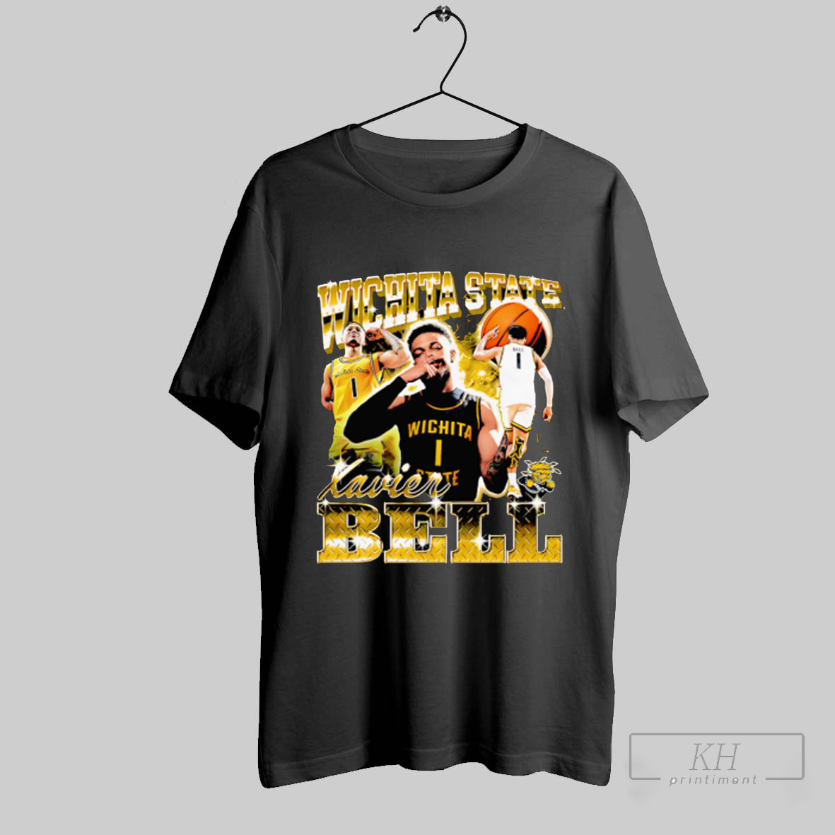 Xavier Bell Wichita State 90s Graphic Shirt
