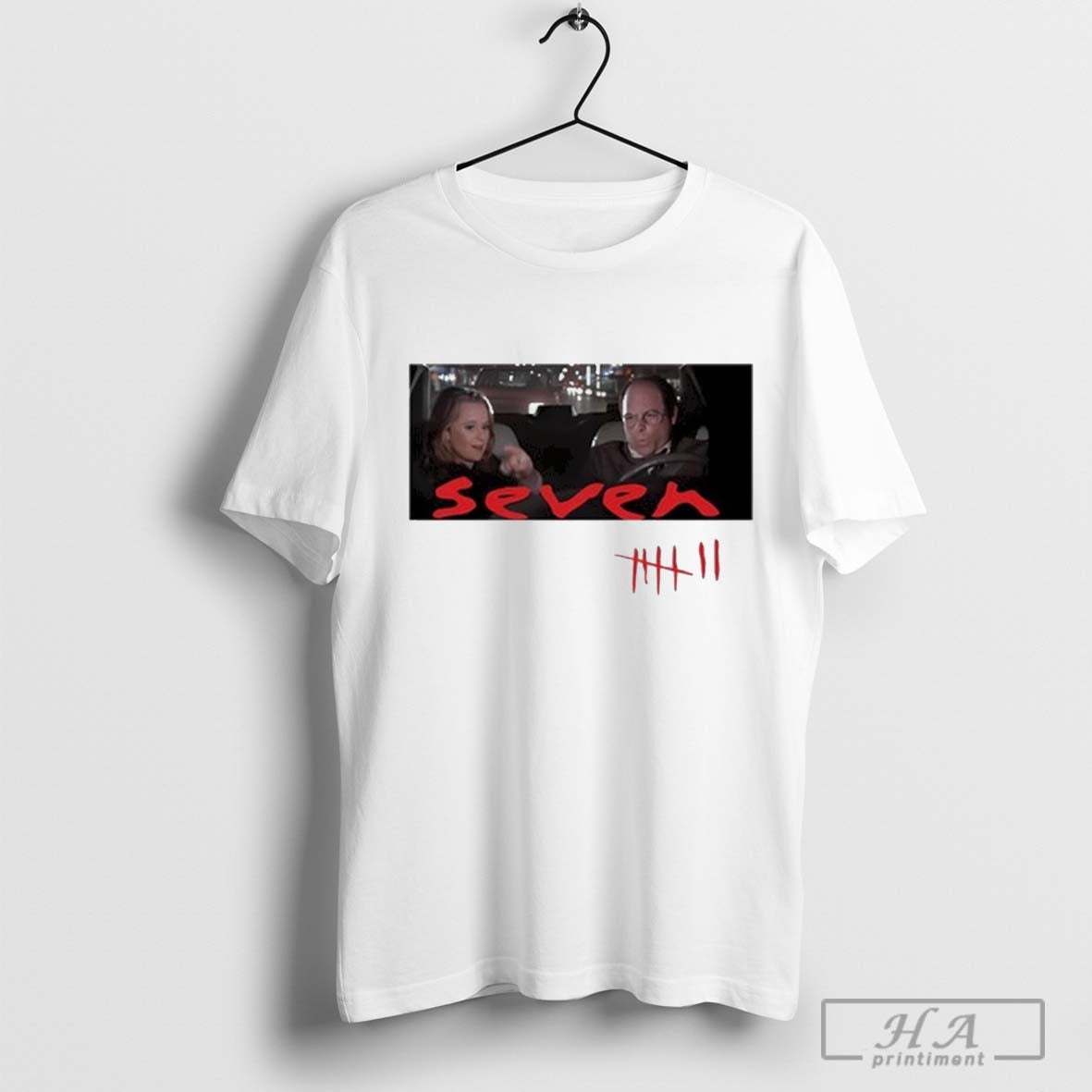 Official Seven X Seinfeld Movie Spoof T-shirt