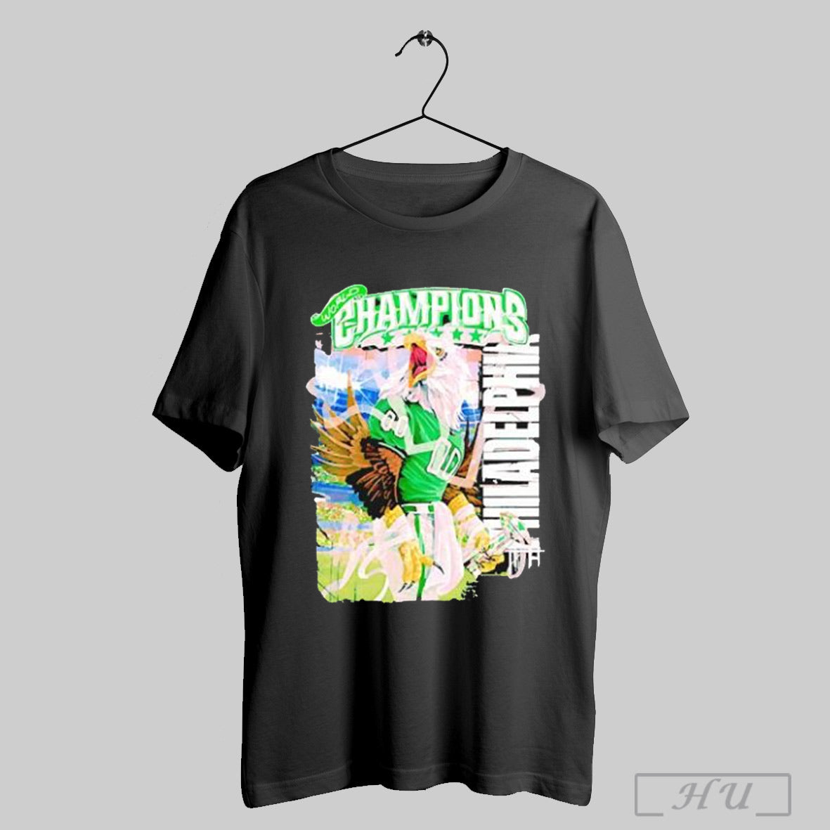 World Champions 2024 Philadelphia Eagles Go Birds Mascot T Shirt Sweatshirt