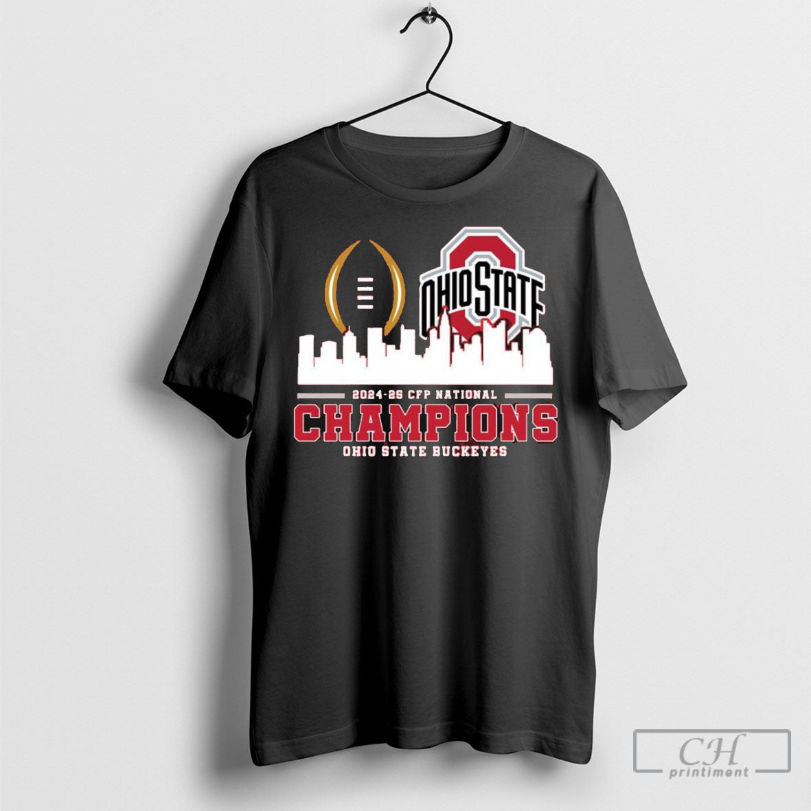 Top 2024 25 Cfp National Champions Ohio State Buckeyes Shirt