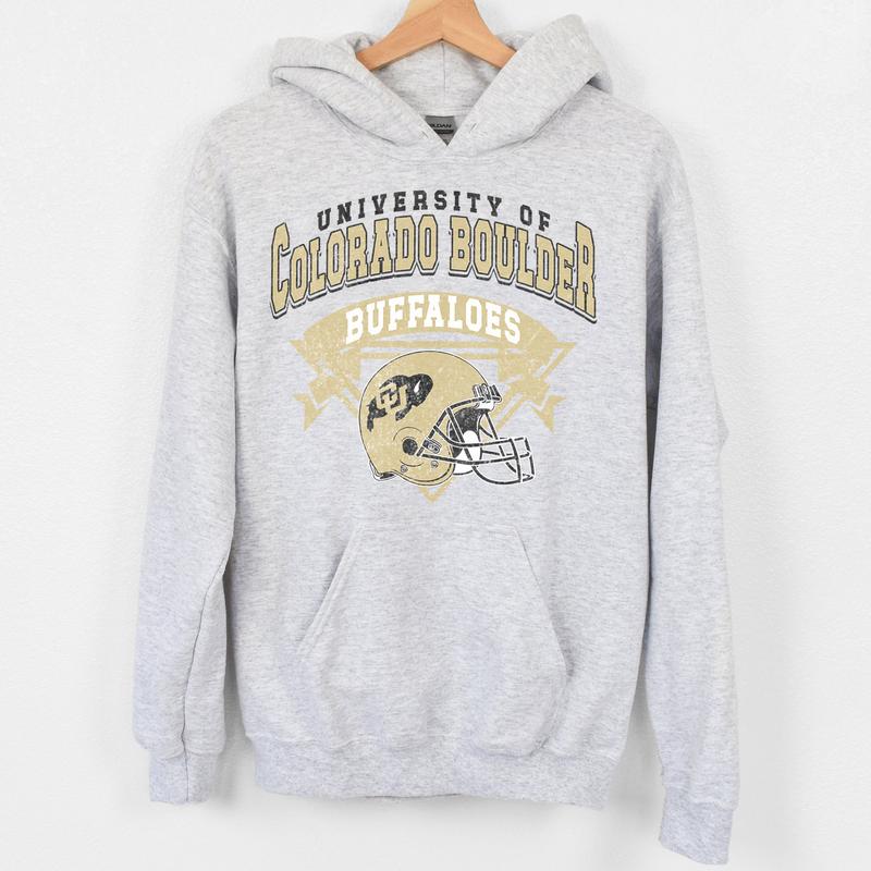 4. Colorado Buffaloes Vintage NCAA Sweatshirt, University of Colorado Unisex Football Shirt, Gifts for Fans, Classic Sportswear