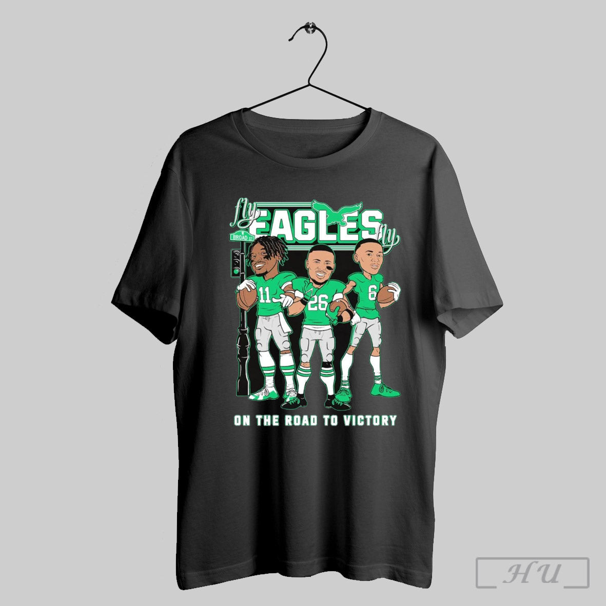 Trendy Fly Eagles Fly On The Road To Victory World Champions Lix Philadelphia Eagles T Shirt