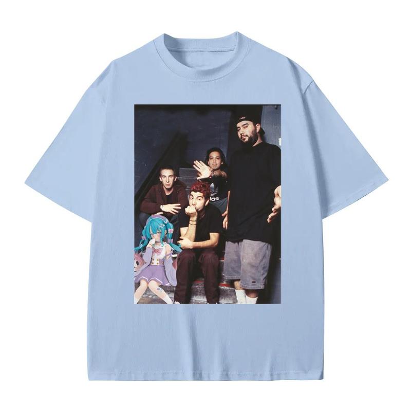 Limited Hatsune Miku Anime Shirt Cotton Menswear