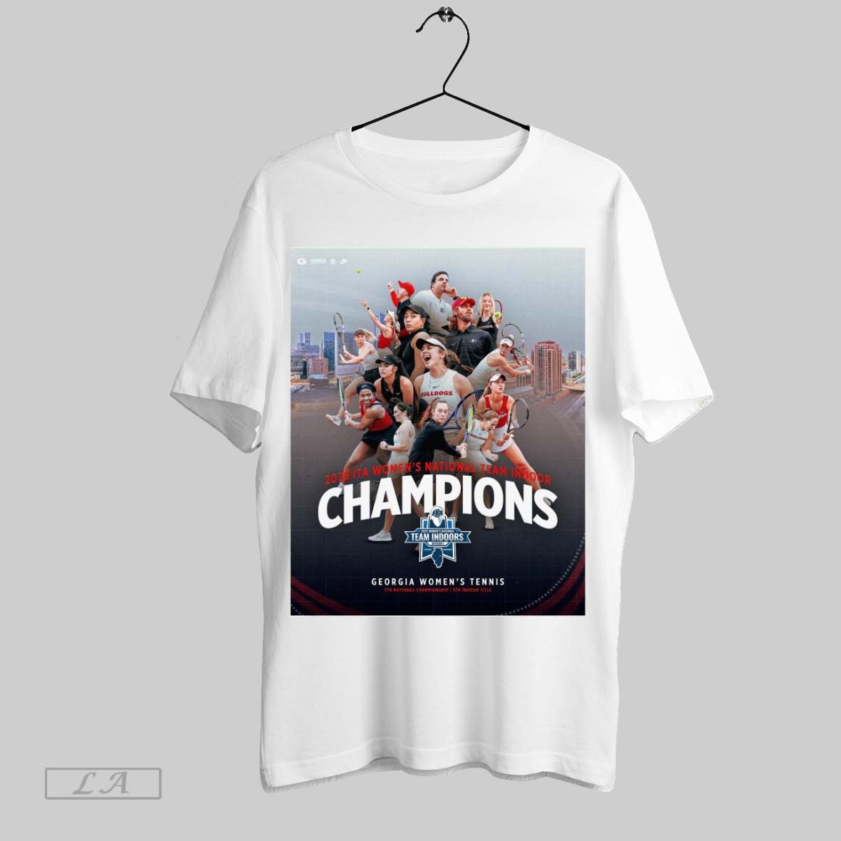 Top Poster Uga Womens Tennis 7th National Championship 2025 Ita Womens National Team Indoor Champions Sweatshirt T Shirt