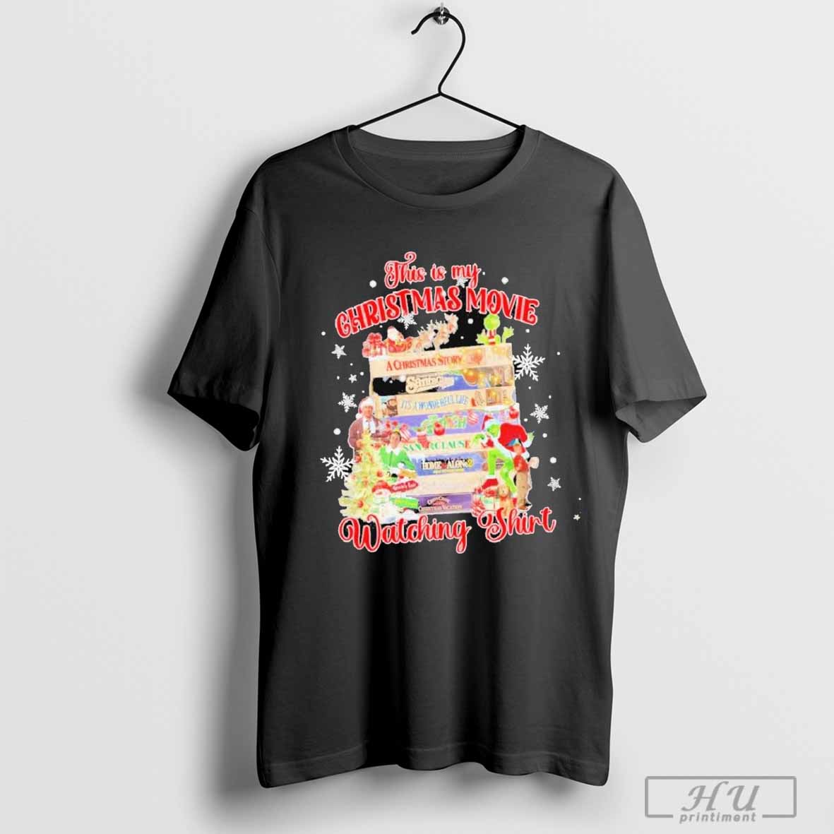 Top The Grinch This Is My Christmas Movie Watching 2024 T-shirt