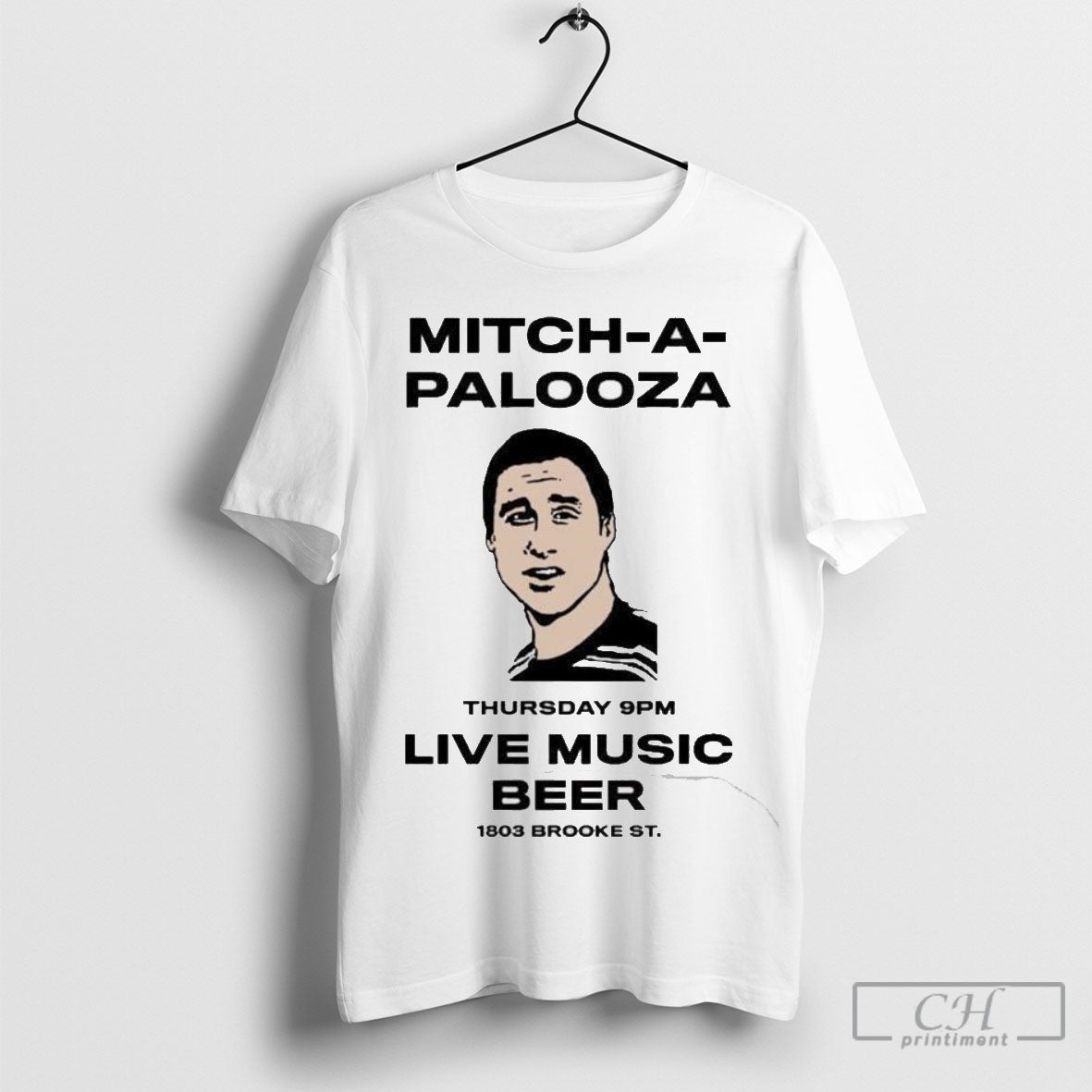 Official Mitch A Palooza Thursday 9pm Live Music Beer 1803 Brooke St Shirt