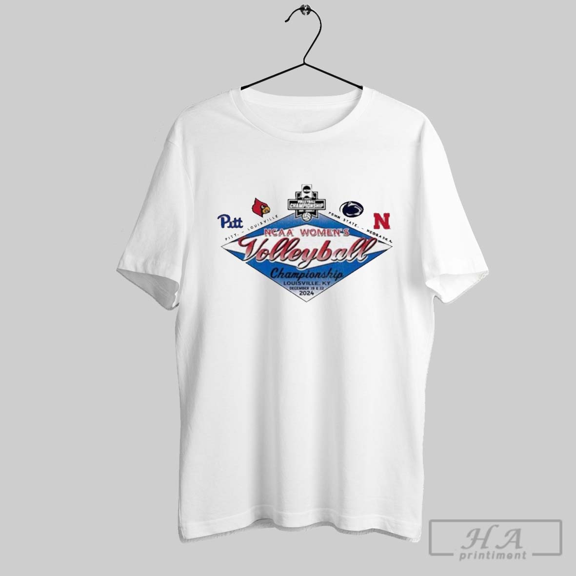 Pitt Louisville And Penn State Nebraska Ncaa Football Womens Volleyball Championship December 19 22 2024 T Shirt